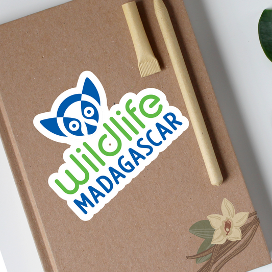 Wildlife Madagascar Logo Sticker
